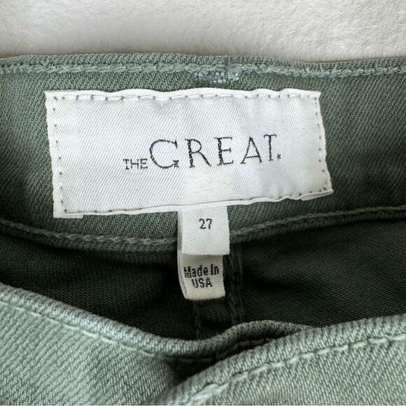 The Great The Skinny Skinny Jeans Green Classic Stretch Women’s Size 27 - Picture 3 of 8